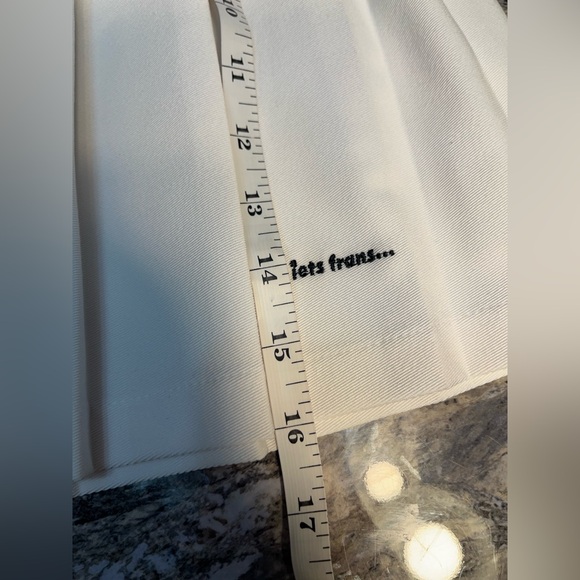 IETS FRANS White Pleated A-Line Tennis Mini Skirt Size Medium - Picture 11 of 13